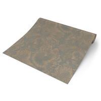 Rasch Vliestapete Struktur dunkelgrau B/L: ca. 53x1005 cm Vliestapete_509267 - dunkelgrau (53,00/1005,00cm) - Rasch