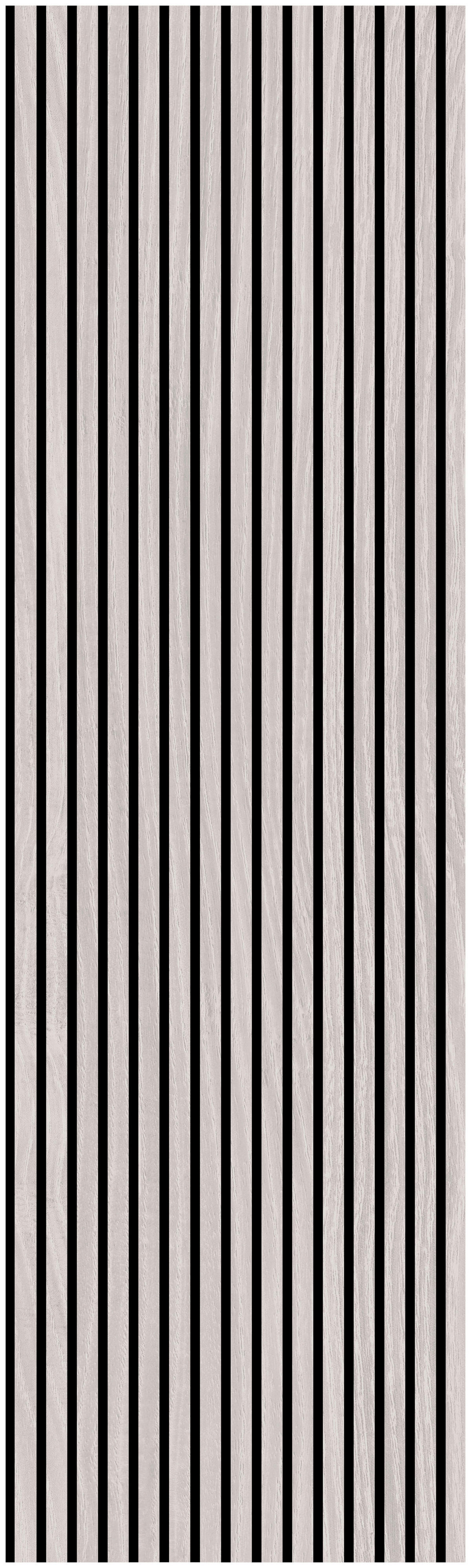 Wand-und Akustikpaneel grau L/B/H: ca. 244x60x1 cm pro Stück Akustikpaneel 244x60 Grey Oak - grau (244,00/60,00/1,00cm)