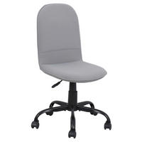 Drehstuhl TROLLY schwarz grau Metall Stoff TROLLY - schwarz/grau (42,00/95,00/54,00cm) - byLIVING