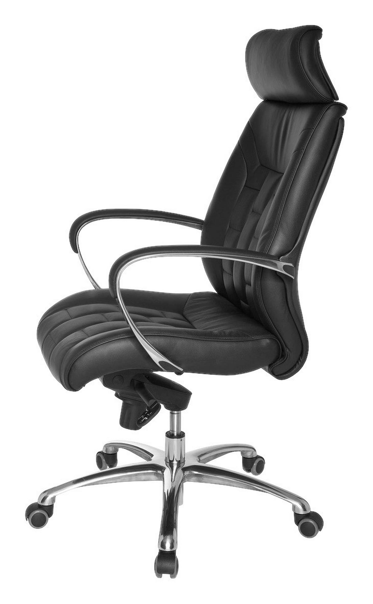 Drehstuhl schwarz Bürostuhl - schwarz (66,00/128,00/62,00cm) - Amstyle