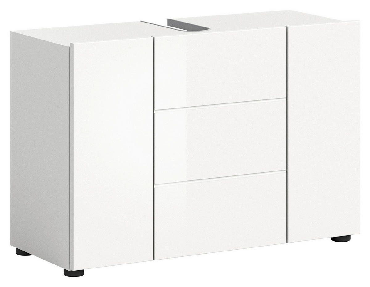 Waschbeckenunterschrank Vira weiß B/H/T: ca. 82x56x34 cm Vira - weiß (82,00/56,00/34,00cm)