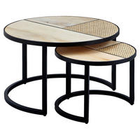 Couchtisch 2er-Set. braun B/H/T: ca. 60x37x60 cm 2er-Set. - braun (60,00/37,00/60,00cm) - Wohnling