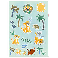 Komar Wandtattoo Lion King Palmtrees König der Löwen Lion King Palmtrees B/L: ca. 50x70 cm Lion King Palmtrees - (50,00/70,00cm) - Komar