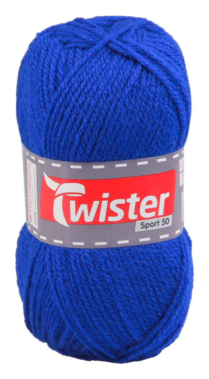 Handstrickgarn Twister Sport uni royal L: ca. 15000 cm Twister Sport uni - royal (15000,00cm) - Twister