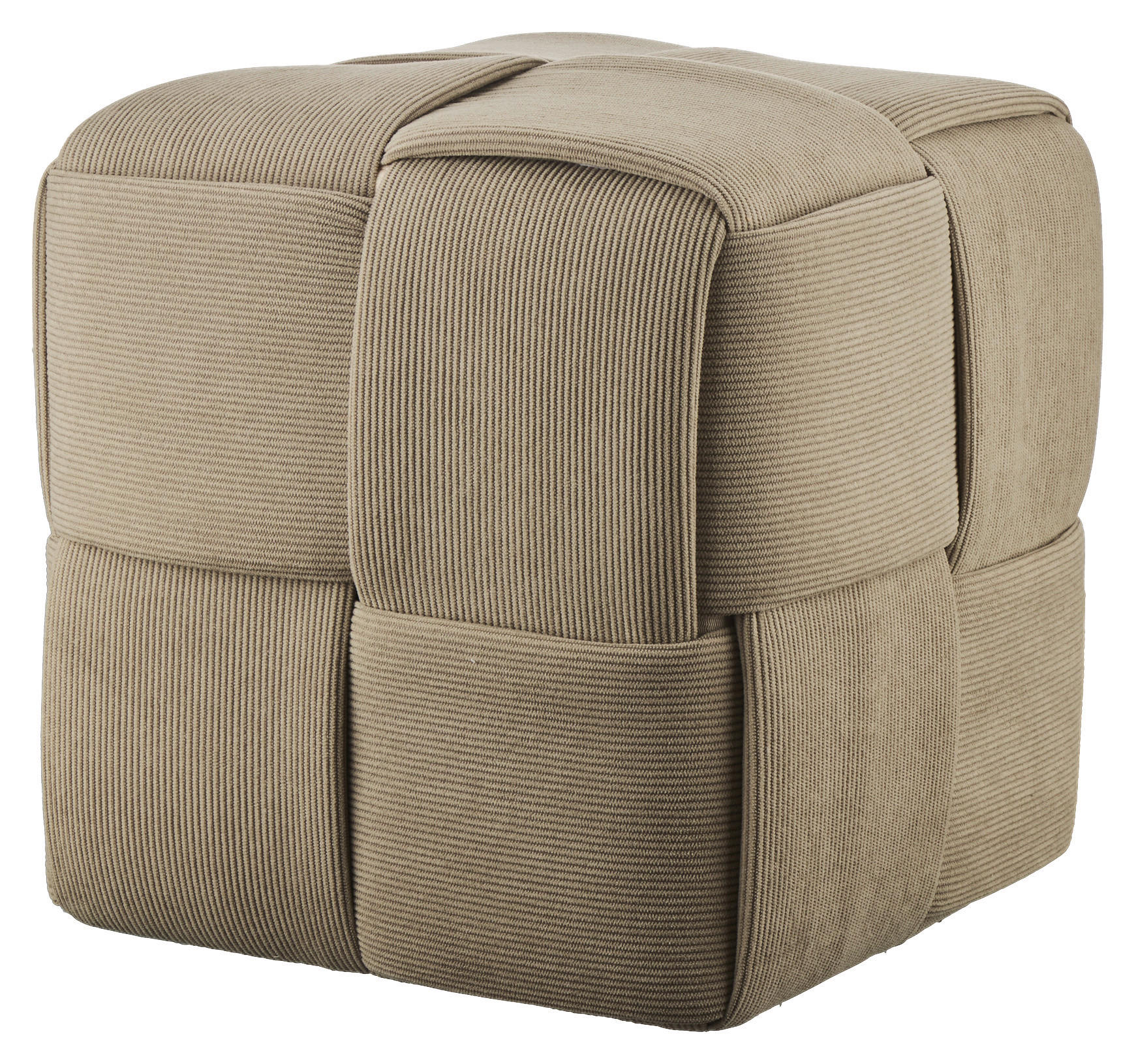 POCOline Sitzhocker taupe Sitzhocker_Cord - taupe - POCOline