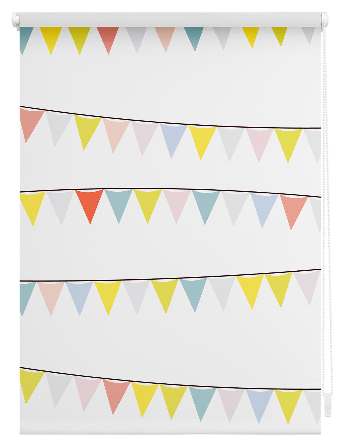 LICHTBLICK Rollo Wimpelkette bunt B/L: ca. 120x150 cm Wimpelkette - bunt (120,00/150,00cm) - LICHTBLICK