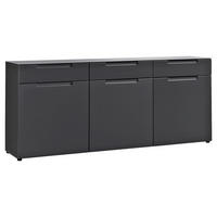 Sideboard Mailand anthrazit matt MDF B/H/T: ca. 192x83x40 cm Mailand - anthrazit (192,00/83,00/40,00cm)