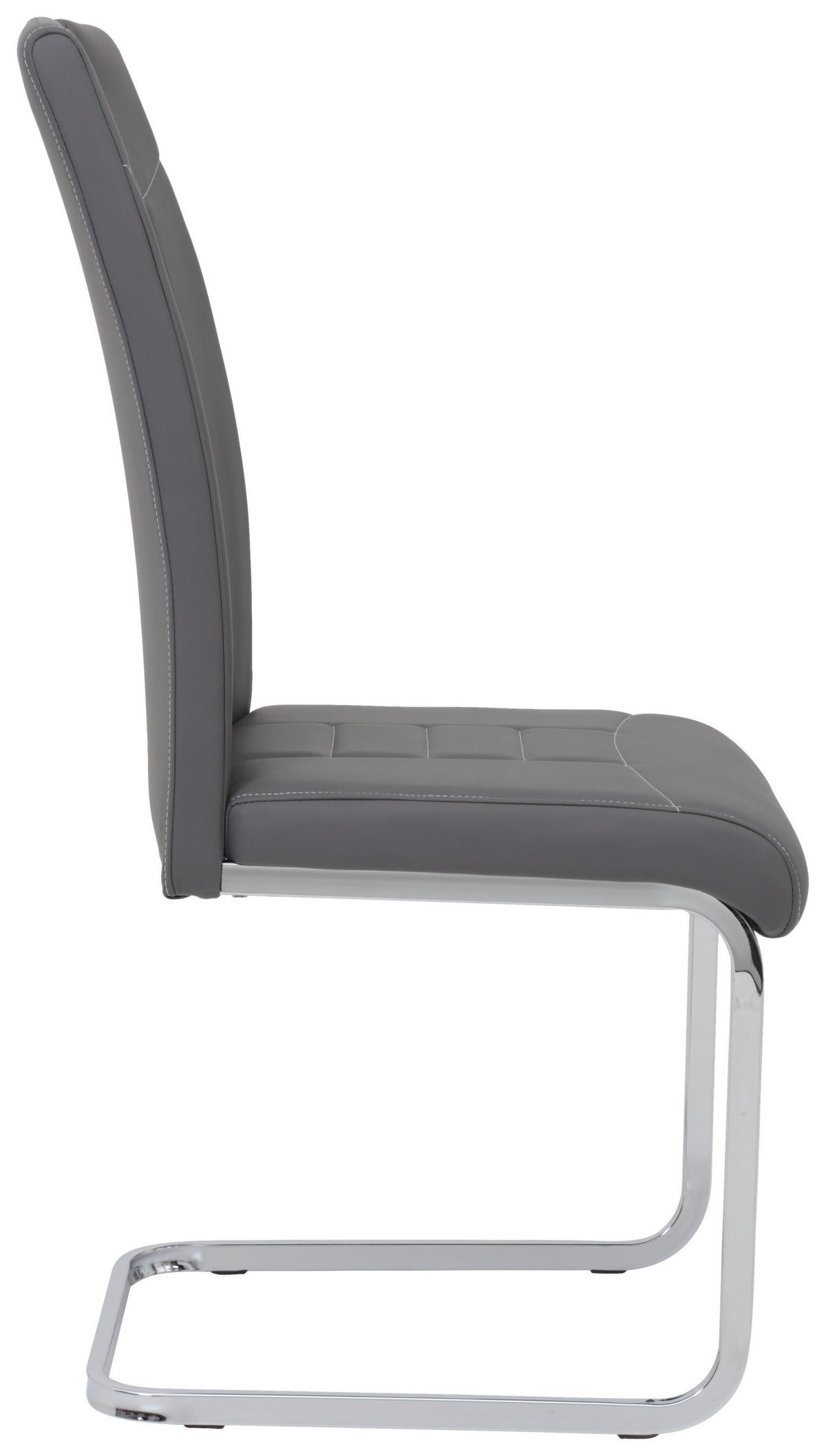 Schwingstuhl Ruby 2er Set grau Kunstleder B/H/T: ca. 44x103x60 cm Ruby 2er Set - grau (44,00/103,00/60,00cm) - Hela