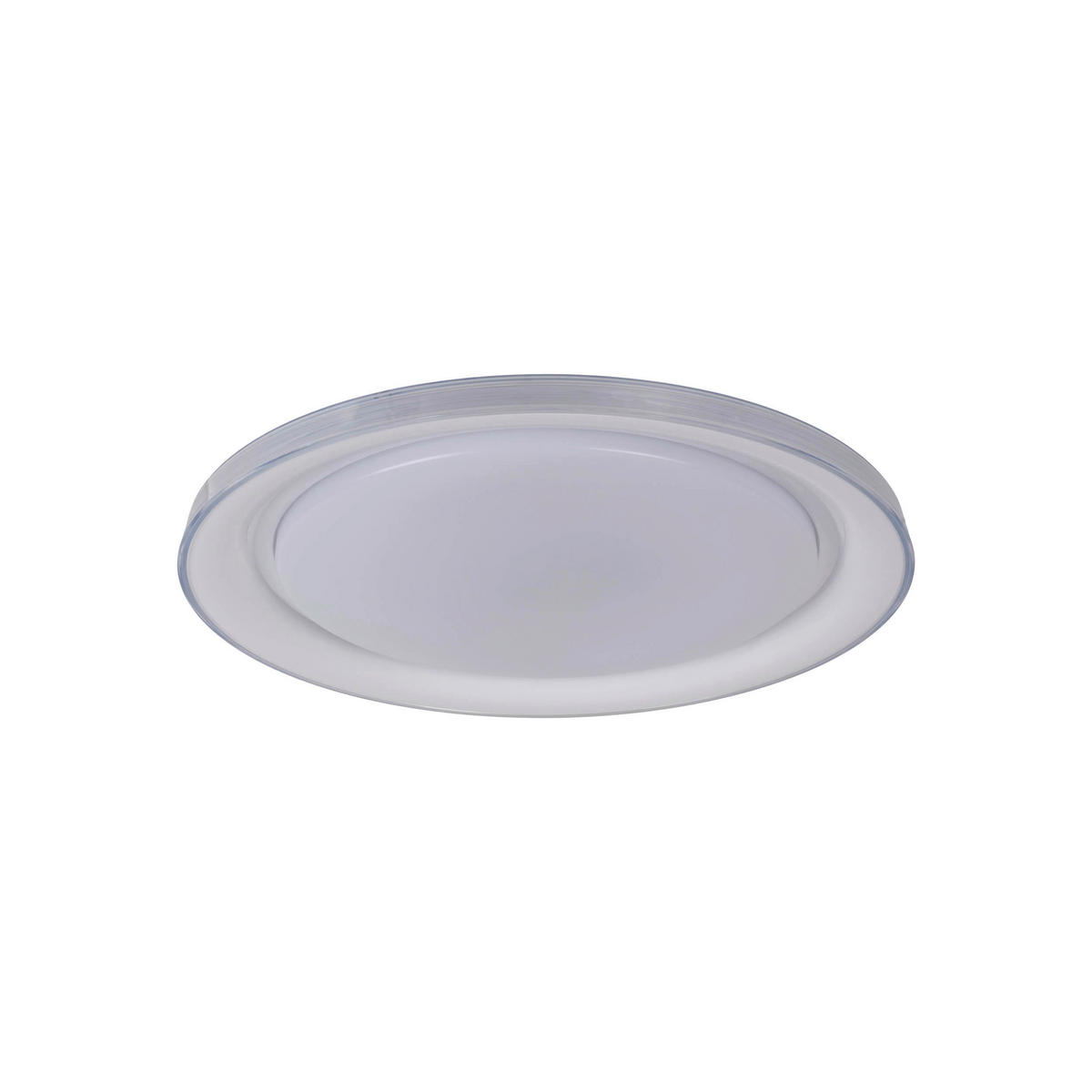 Näve Leuchten LED-Deckenleuchte weiß Metall Kunststoff B/H/T/D: ca. 50,5x7,5x50,5x50,5 cm CLAIRE - weiß (50,50/7,50/50,50cm) - Näve Leuchten