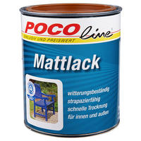 POCOline Acyl Buntlack lehmbraun matt ca. 0,75 l Mattlack_Acryl_2in1 750ml - lehmbraun (750ml) - POCOline
