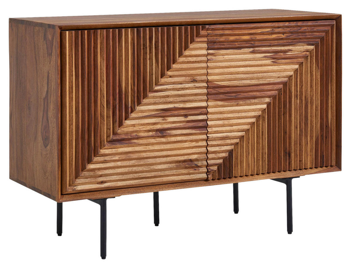 Sideboard rosenholz Nachbildung B/H/T: ca. 100x71x40 cm Sideboard - rosenholz (100,00/71,00/40,00cm) - Wohnling