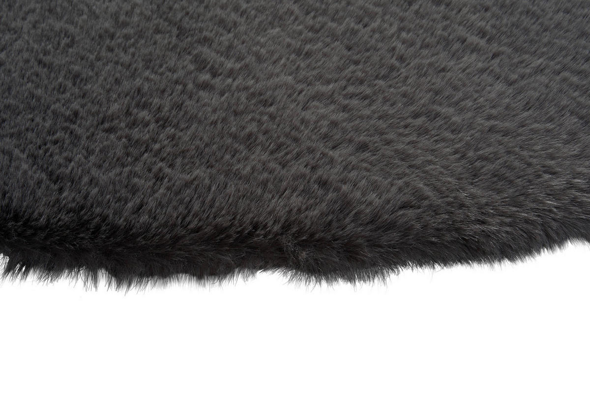 Fellimitat Moyo stahlgrau B/L: ca. 60x100 cm Moyo - stahlgrau (60,00/100,00cm)