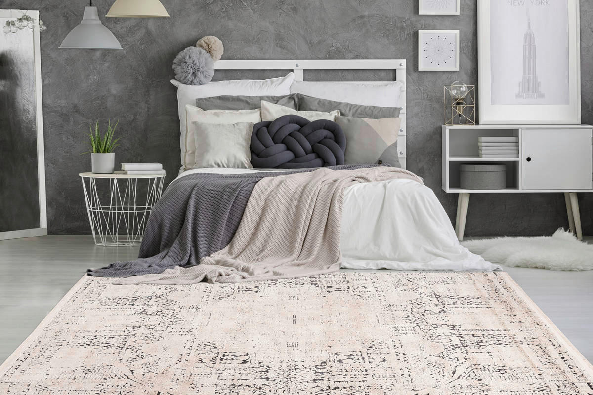 360Living Teppich Palace Multi B/L: ca. 80x150 cm Palace - Multi/anthrazit (80,00/150,00cm) - 360Living