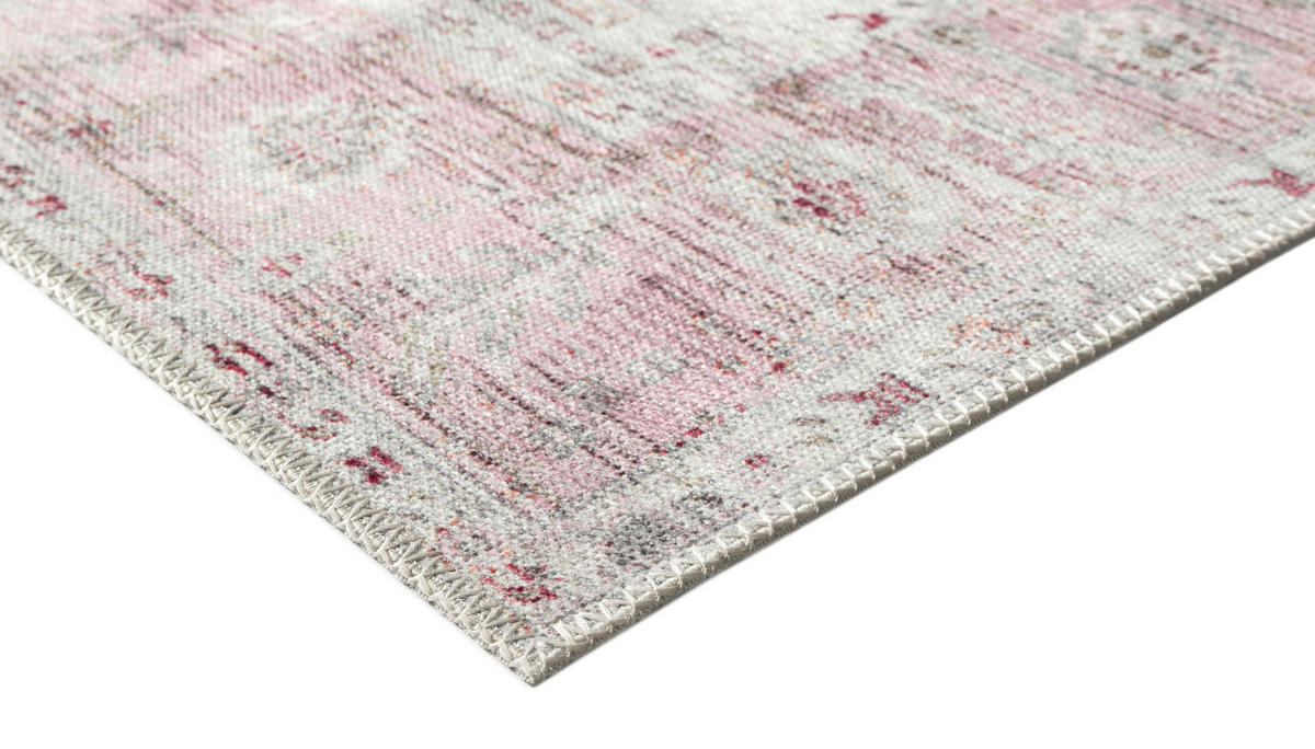 Teppich Edessa creme B/L: ca. 160x230 cm Edessa - pink/creme (160,00/230,00cm)