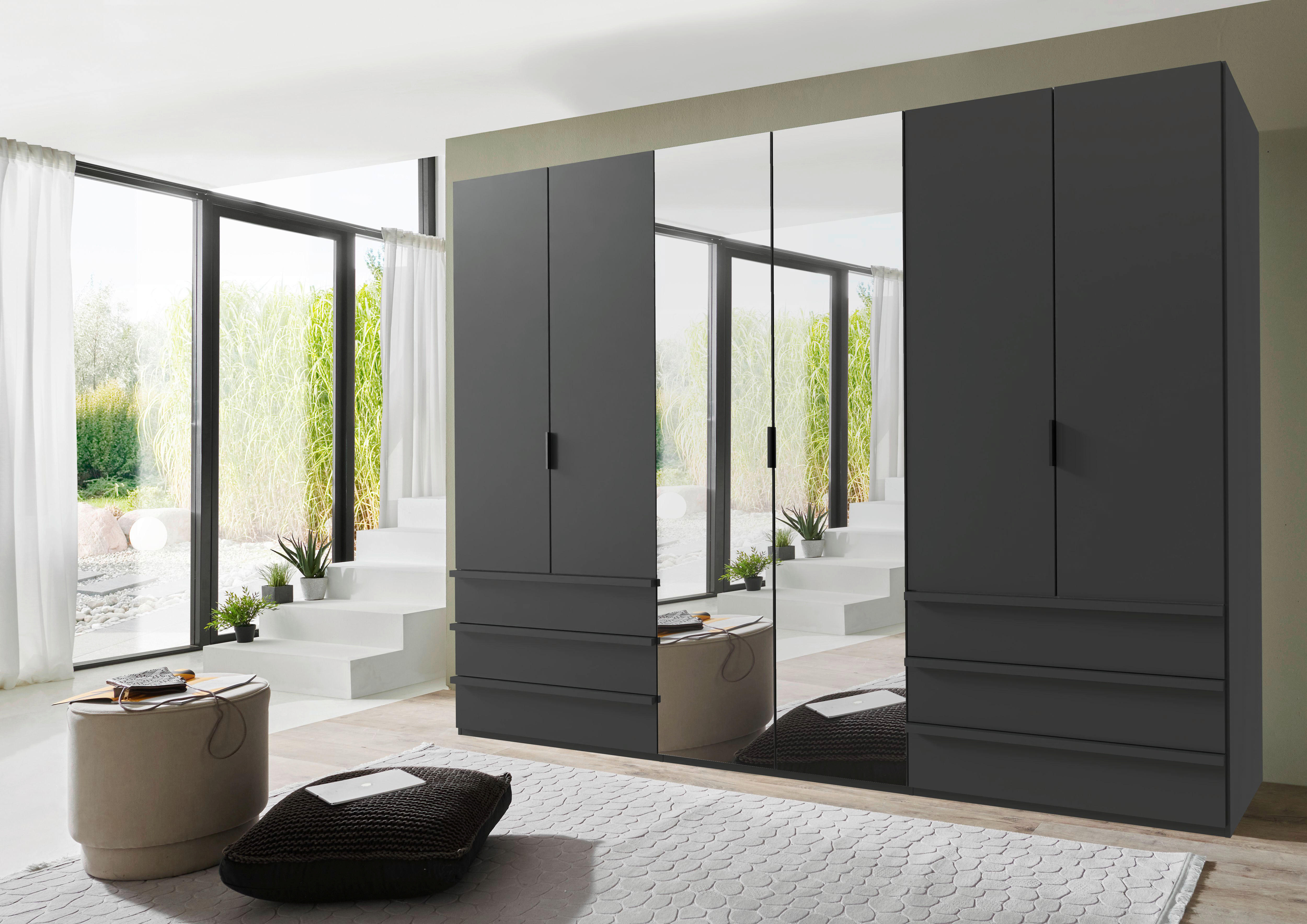 Kleiderschrank Oxford Graphit B/H/T: ca. 300x216x58 cm Oxford - Graphit (300,00/216,00/58,00cm)