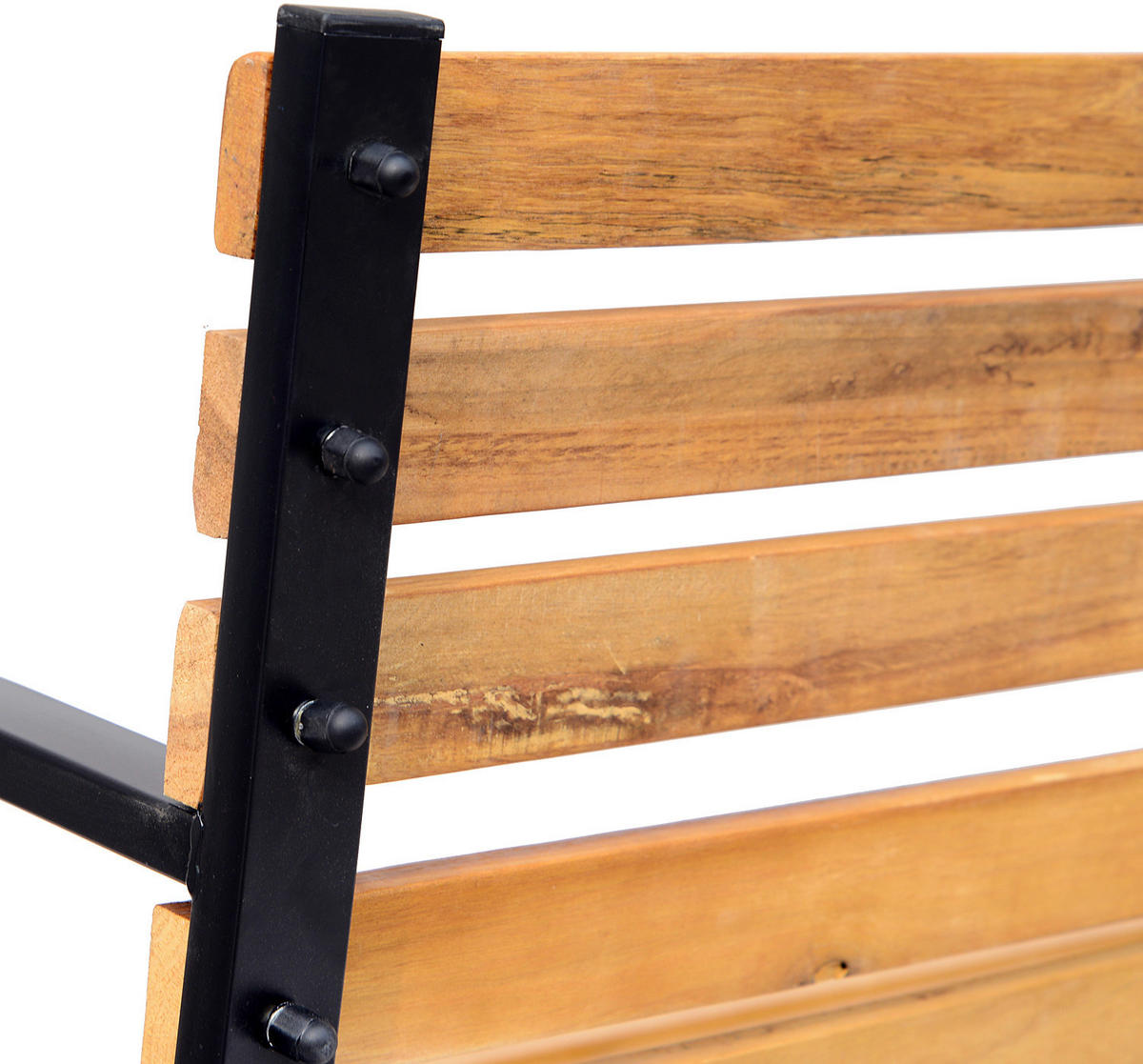 Outsunny Gartenbank natur Metall B/H/L: ca. 60x80x122 cm Gartenbank - natur (122,00/60,00/80,00cm) - Outsunny