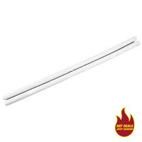 Zugluftstopper weiß B/L: ca. 3x95 cm Zugluftstopper weiß - weiß (3,00/95,00cm)