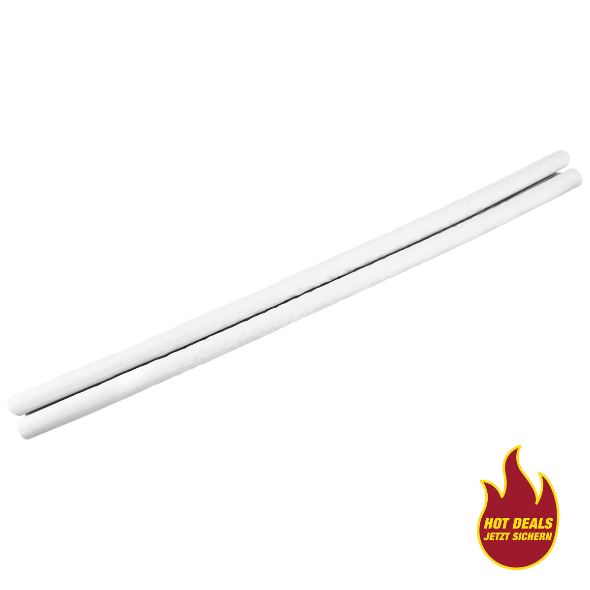 Zugluftstopper weiß B/L: ca. 3x95 cm Zugluftstopper weiß - weiß (3,00/95,00cm)