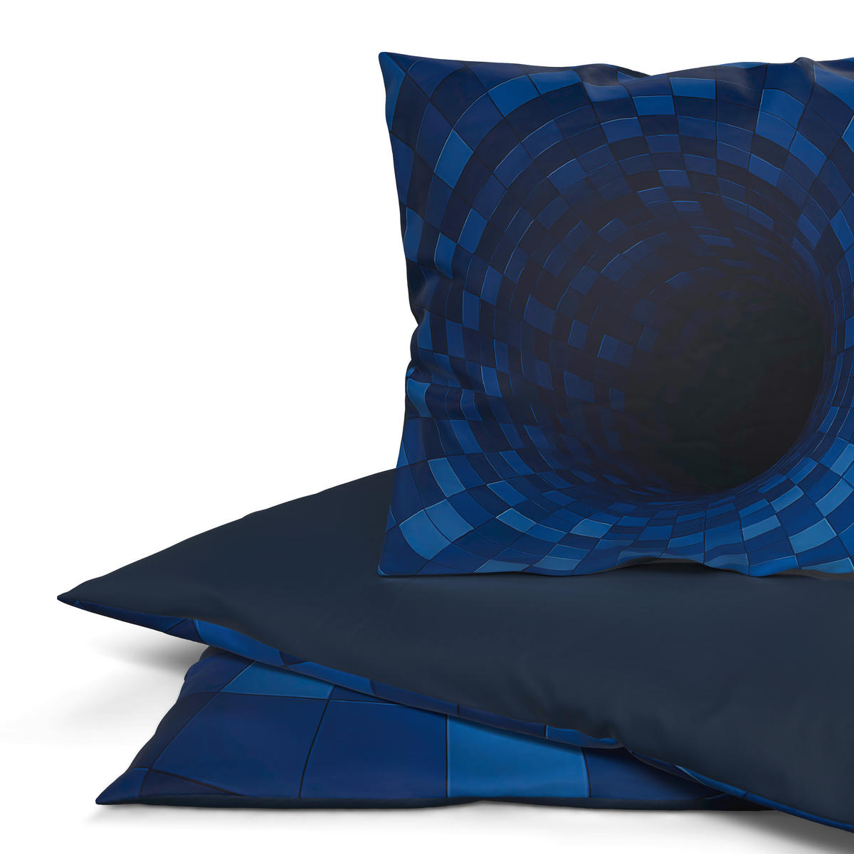 Microfaser Bettwäsche Bettwäsche_Microfaser blau 135x200 - blau (135,00/200,00cm)