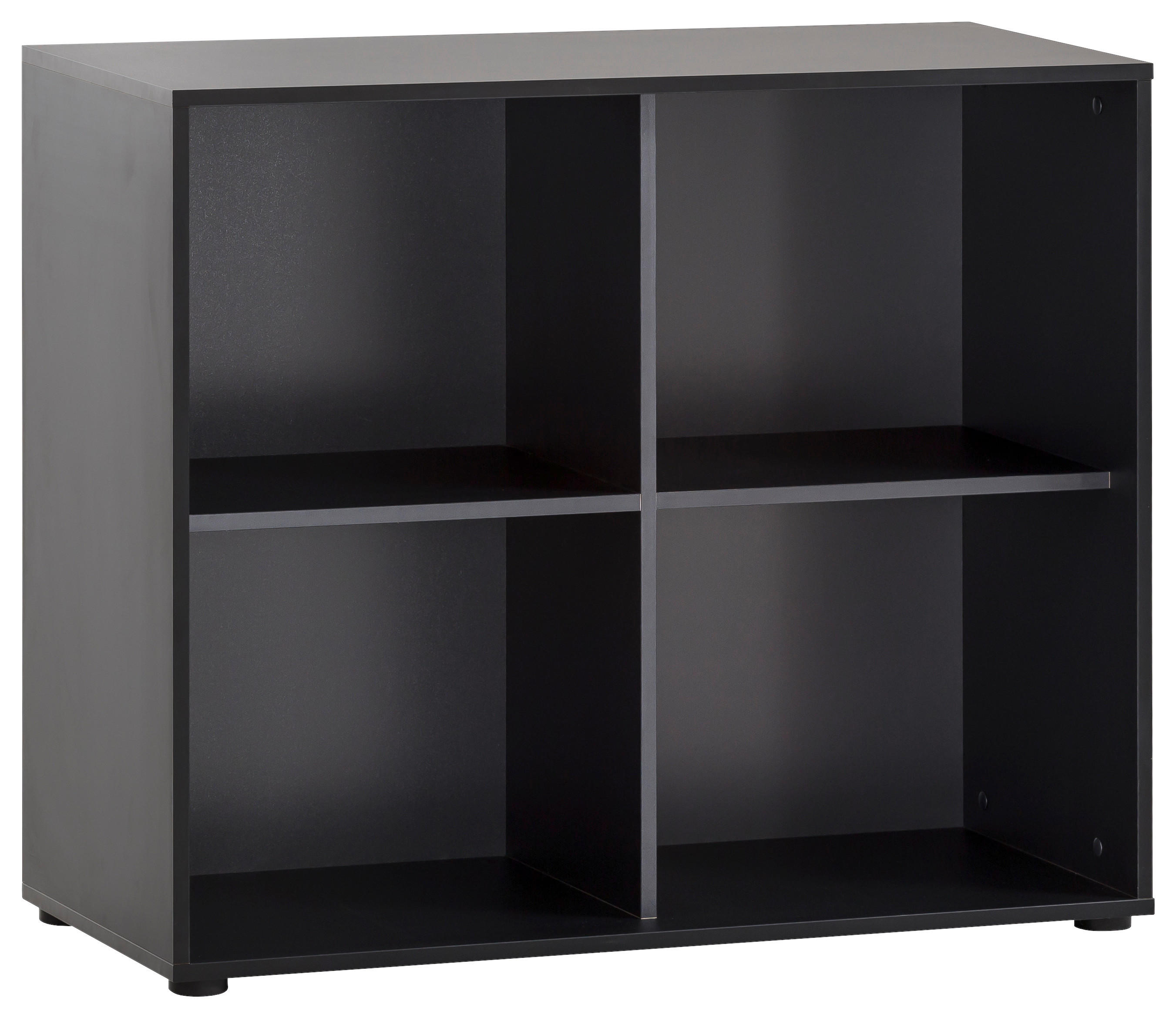 Regal Aino schwarz matt B/H/T: ca. 100x83,6x41 cm Aino - schwarz (100,00/83,60/41,00cm) - Möbelpartner