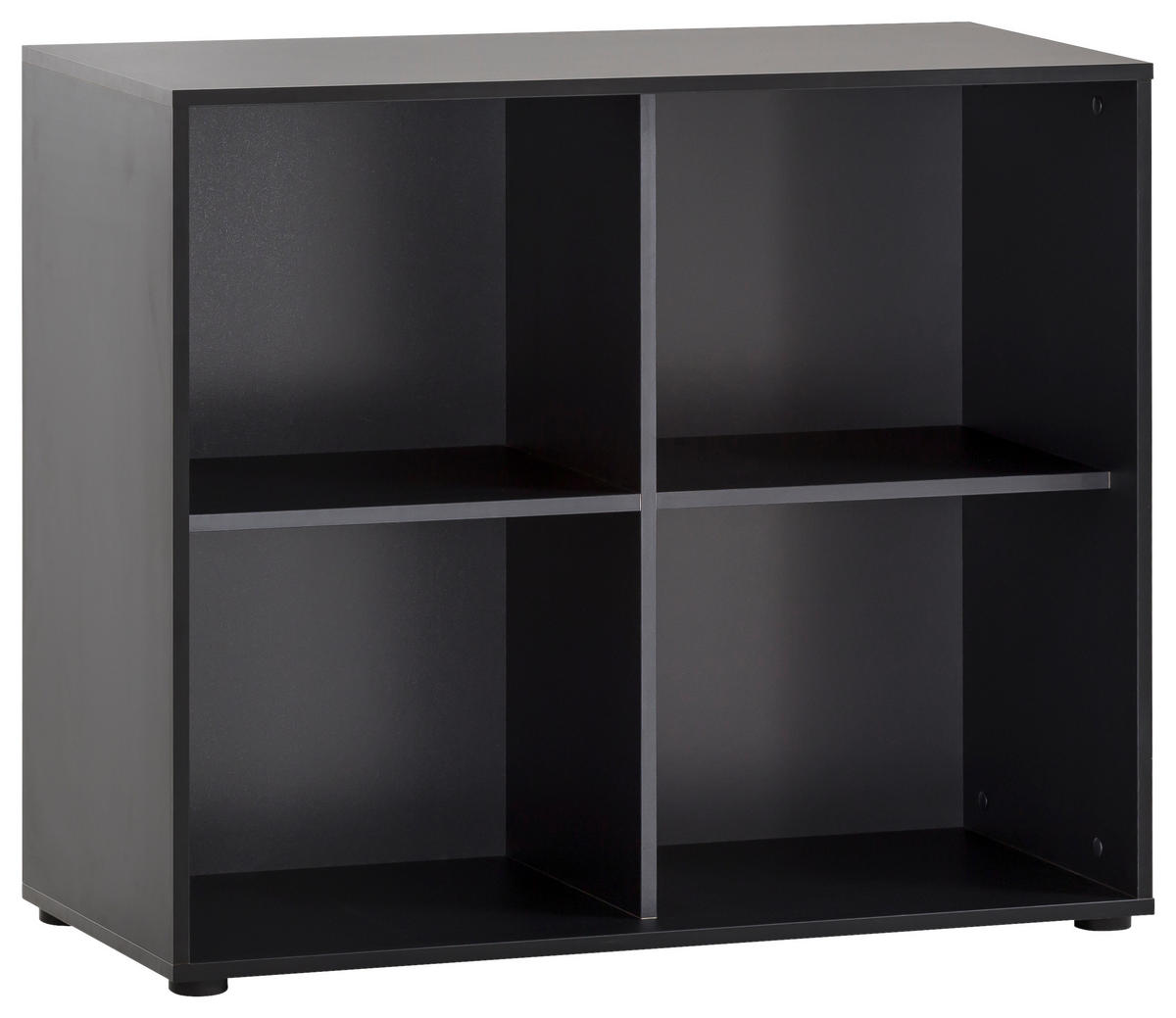 Regal Aino schwarz matt B/H/T: ca. 100x83,6x41 cm Aino - schwarz (100,00/83,60/41,00cm) - Möbelpartner