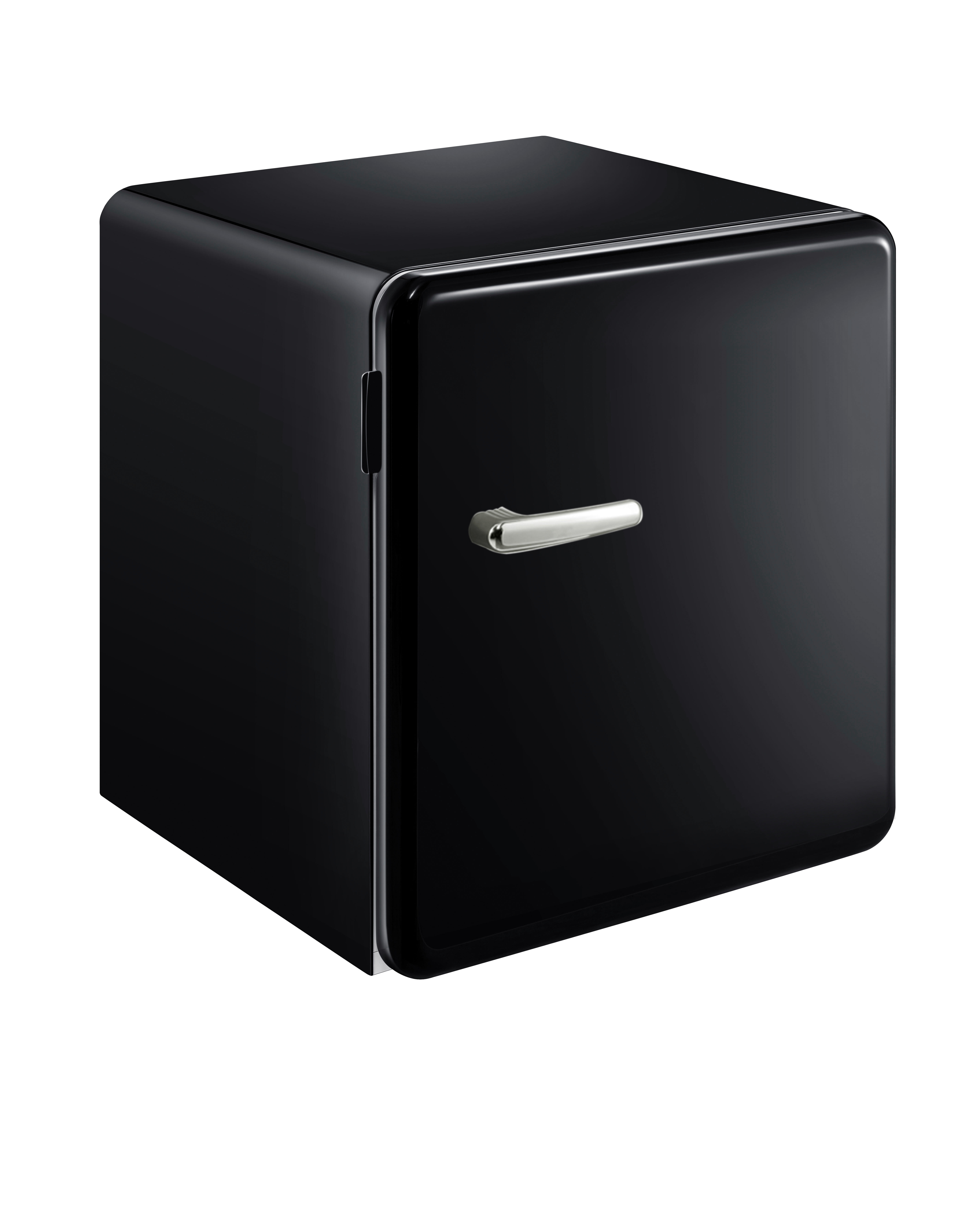 POCOline Mini-Kühlschrank MK 50-47 ES schwarz B/H/T: ca. 49x50x46 cm Kühlschrank-Retro MK 50-47 ES - schwarz (49,00/50,00/46,00cm) - POCOline