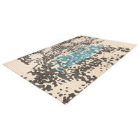 360Living Teppich Naila blau B/L: ca. 80x150 cm Naila - blau/creme (80,00/150,00cm) - 360Living
