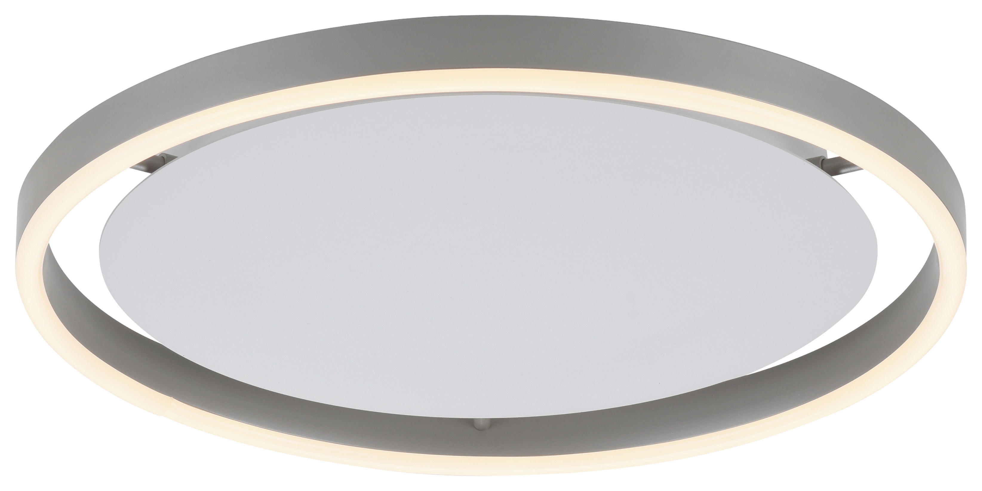 Just Light LED-Deckenleuchte RITUS 15391-95 weiß Alu Metall H/D: ca. 5,3x39,3 cm 1 Brennstellen RITUS - weiß/Alu (39,30/5,30cm) - Just Light