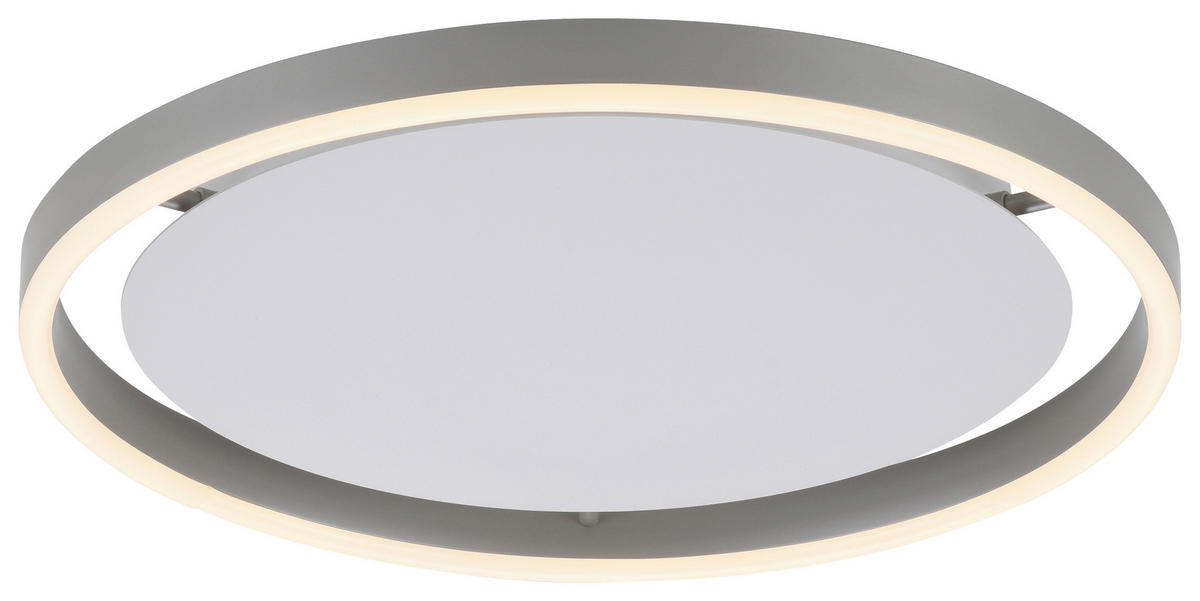 Just Light LED-Deckenleuchte RITUS 15391-95 weiß Alu Metall H/D: ca. 5,3x39,3 cm 1 Brennstellen RITUS - weiß/Alu (39,30/5,30cm) - Just Light
