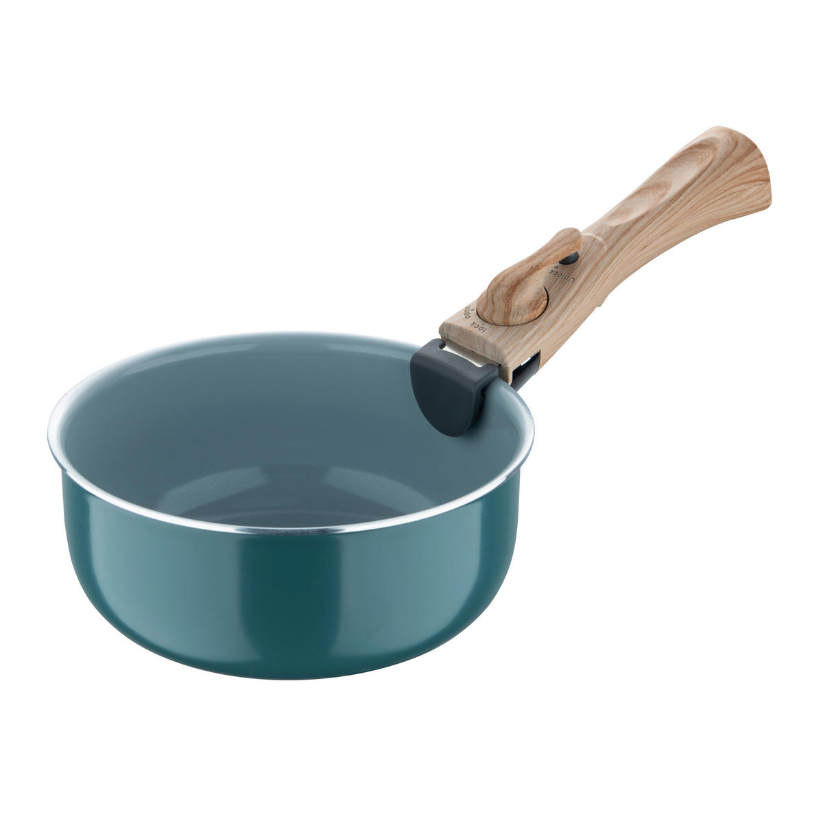 BERGNER Topfset CLICK & COOK silber Aluminium 4 tlg. CLICK & COOK - silber (30,70/30,00/9,60cm) - BERGNER