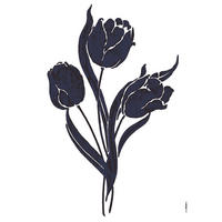Komar Wandtattoo Chic  Chic B/L: ca. 50x70 cm Chic - (50,00/70,00cm) - Komar