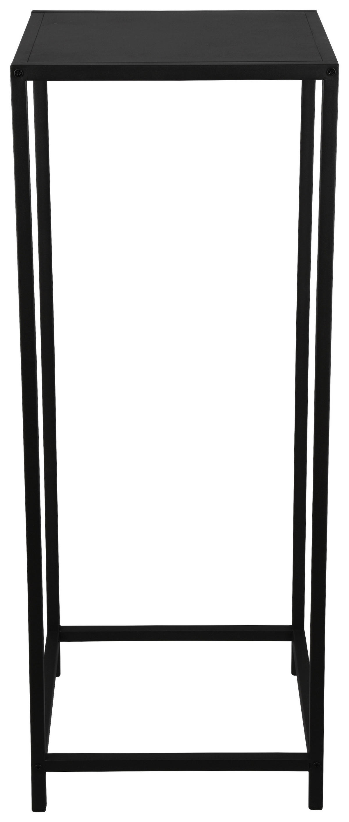 Beistelltisch Vera schwarz lackiert Metall B/H/T: ca. 31x80x31 cm Vera - schwarz (31,00/80,00/31,00cm)