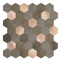 Wandfliesen bronze B/L: ca. 28,8x29 cm Wandfliese_d-c-fix_selbstklebend - braun/bronze (28,80/29,00cm)
