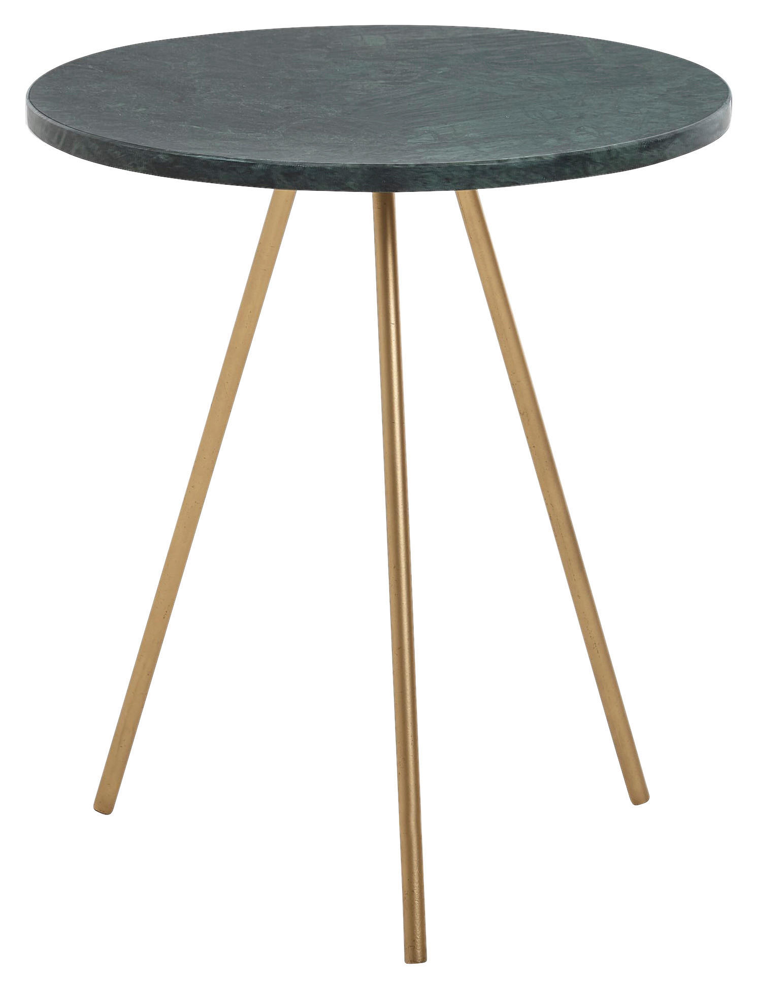 Beistelltisch grün Marmor B/H/T: ca. 38x44x38 cm Beistelltisch - grün (38,00/44,00/38,00cm) - Wohnling