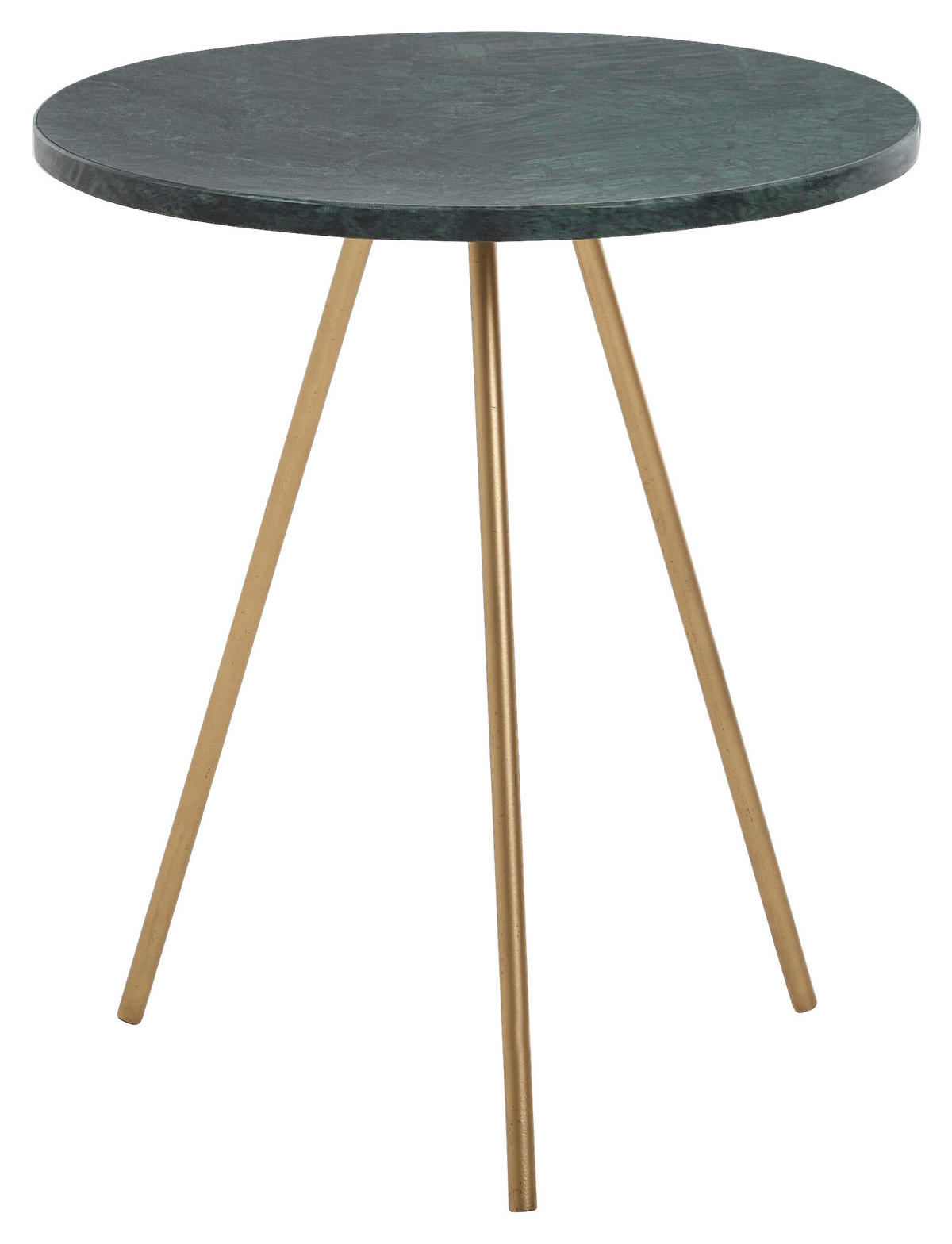 Beistelltisch grün Marmor B/H/T: ca. 38x44x38 cm Beistelltisch - grün (38,00/44,00/38,00cm) - Wohnling