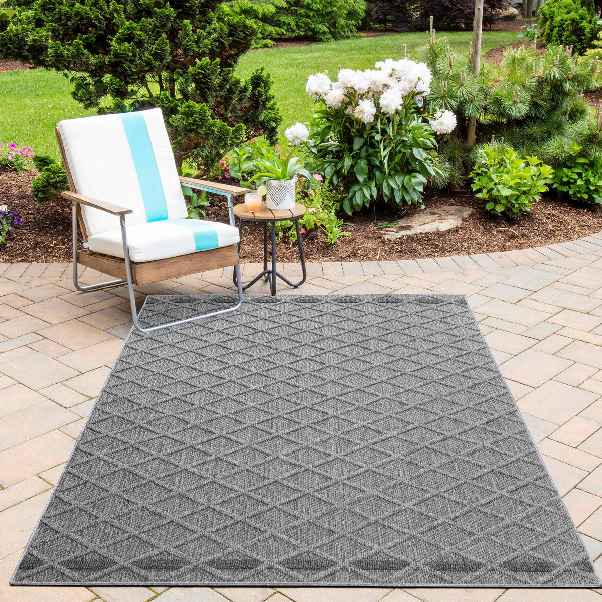 Ayyildiz Teppich PATARA grau B/L: ca. 80x150 cm PATARA - grau (80,00/150,00cm) - Ayyildiz