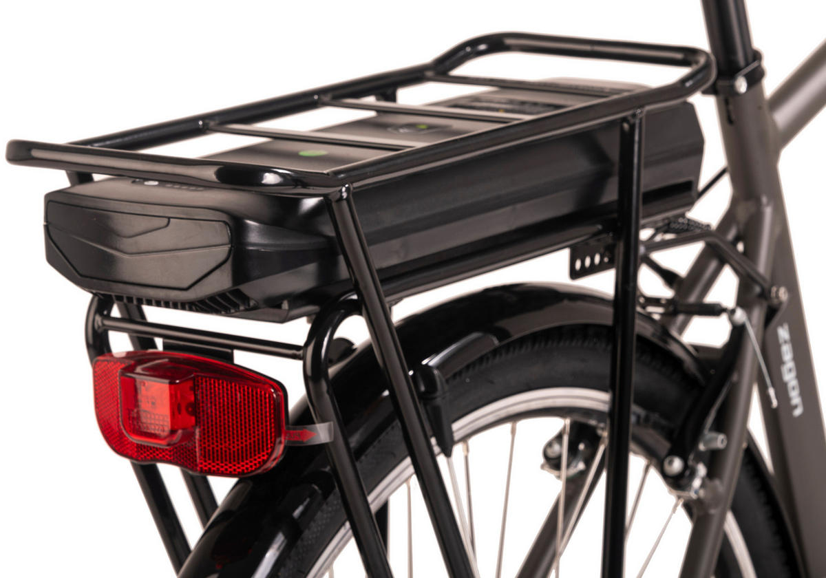Hollandia City E-Bike Zagon KS187E 28 Zoll Rahmenhöhe 53 cm 6 Gänge anthrazit anthrazit ca. 250 W ca. 36 V ca. 28 Zoll Zagon - anthrazit - Hollandia