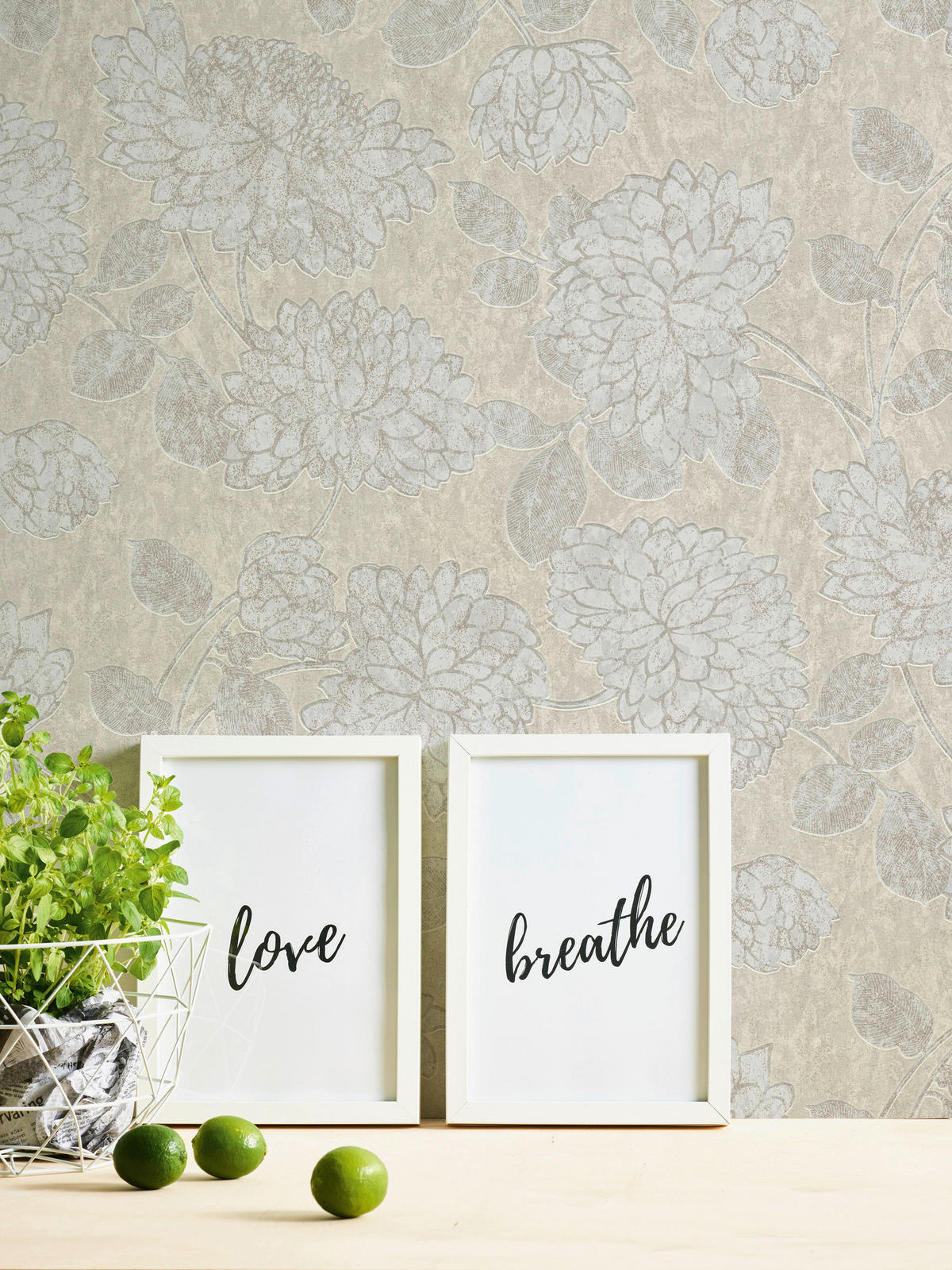 A.S.Creation Vliestapete Attractive 2 Floral beige B/L: ca. 53x1005 cm Attractive 2 - beige (53,00/1005,00cm) - A.S.Creation