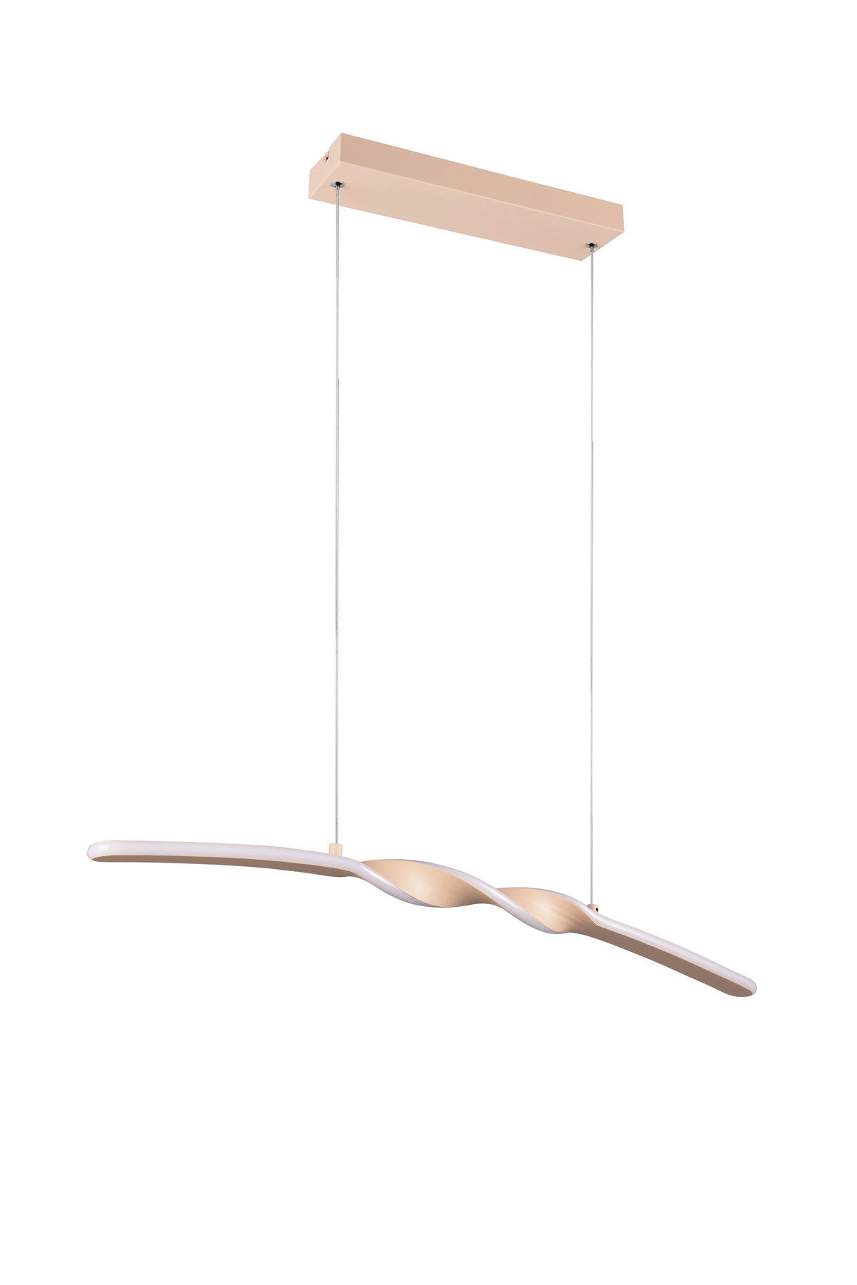 Reality LED Pendelleuchte Ginko sand Metall B/H/T: ca. 79x15x9 cm 1.0 Brennstellen Ginko - sand (79,00/15,00/9,00cm) - Reality
