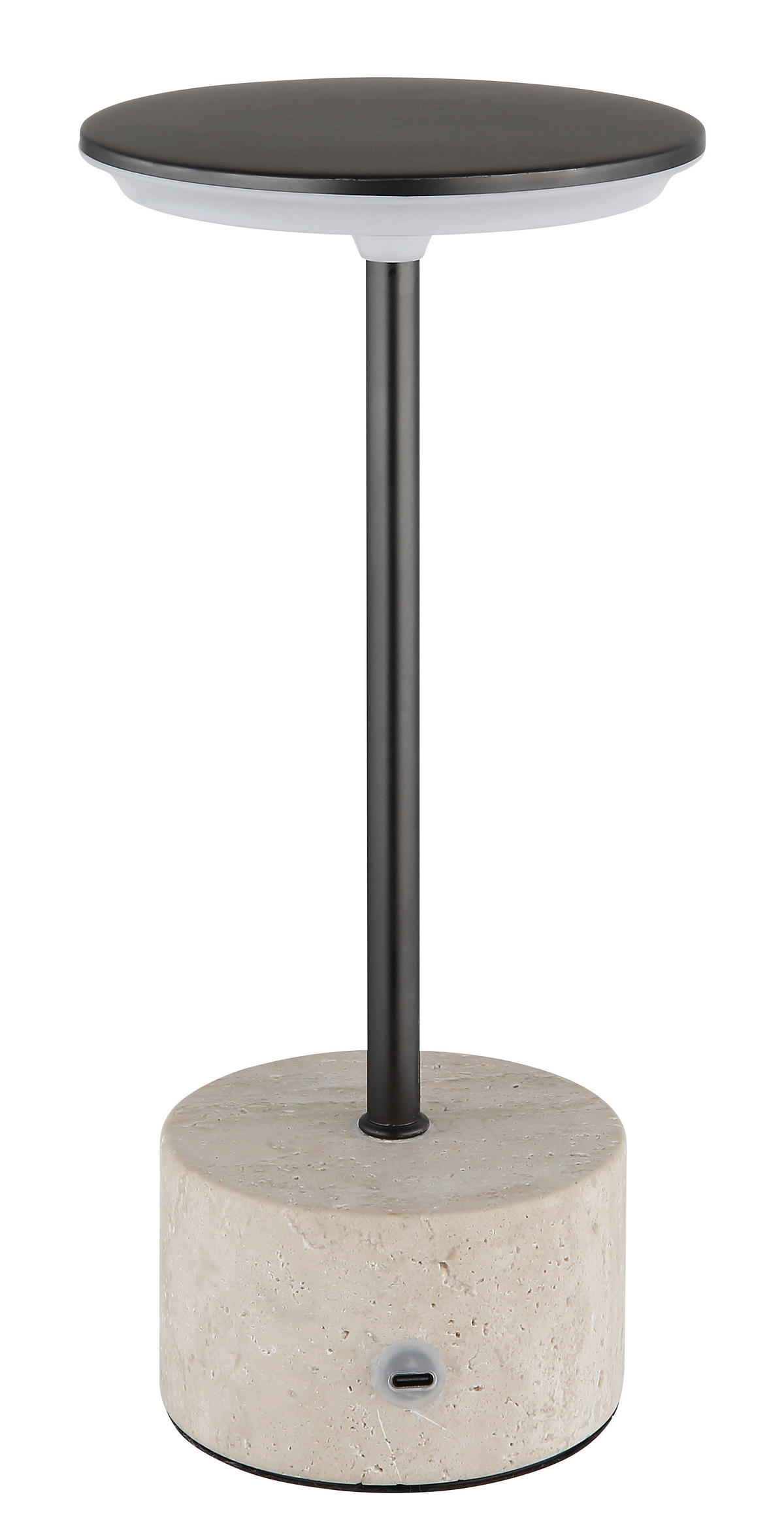 GLOBO Tischleuchte Tischleuchte-Laurena - sand/Chrom (16,50/16,50/31,50cm) - GLOBO