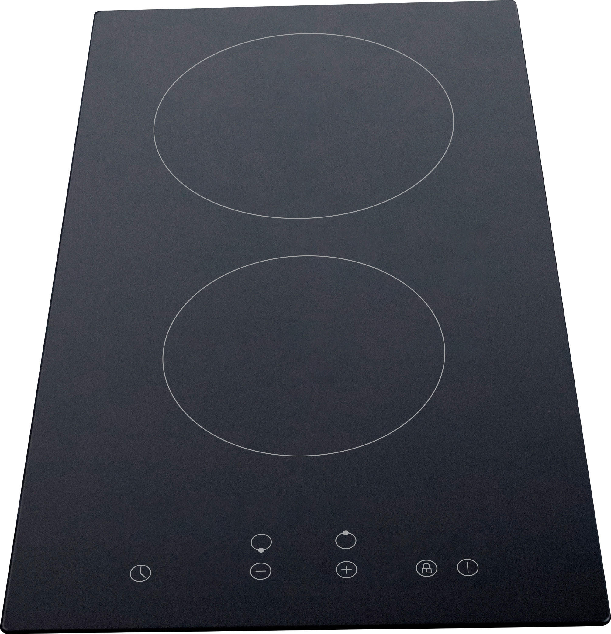 PKM-Möbel Glaskeramikkochfeld EB-GK-2TCG B/H/T: ca. 29x5,1x52 cm EB-GK-2TCG - (29,00/5,10/52,00cm) - PKM-Möbel