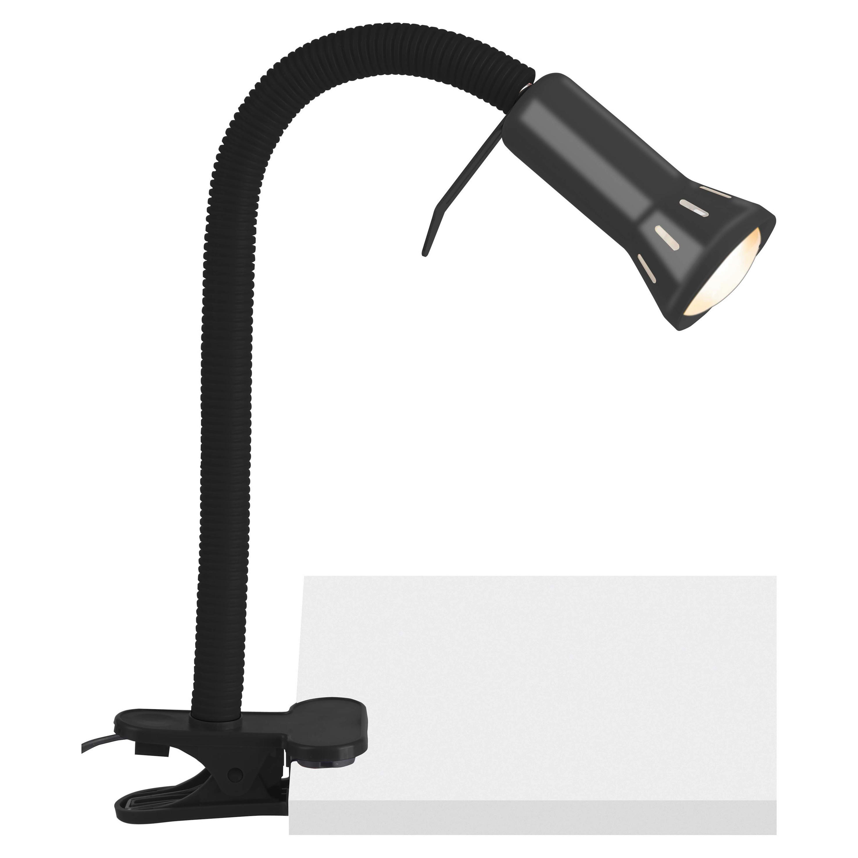 Brilliant Klemmleuchte Flex 24705T06 schwarz Metall Kunststoff B/H: ca. 23x52 cm E14 1 Brennstellen Flex - schwarz (23,00/52,00cm) - Brilliant