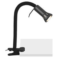 Brilliant Klemmleuchte Flex 24705T06 schwarz Metall Kunststoff B/H: ca. 23x52 cm E14 1 Brennstellen Flex - schwarz (23,00/52,00cm) - Brilliant