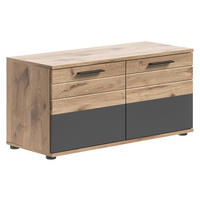 Sitzbank Mason Nox Oak Nachbildung dunkelgrau B/H/T: ca. 90x45x37 cm Mason - dunkelgrau (90,00/45,00/37,00cm)