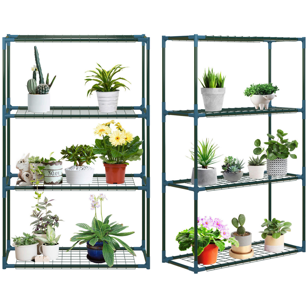 Outsunny Pflanzenständer Pflanzenständer - grün (70,00/27,00/110,00cm) - Outsunny