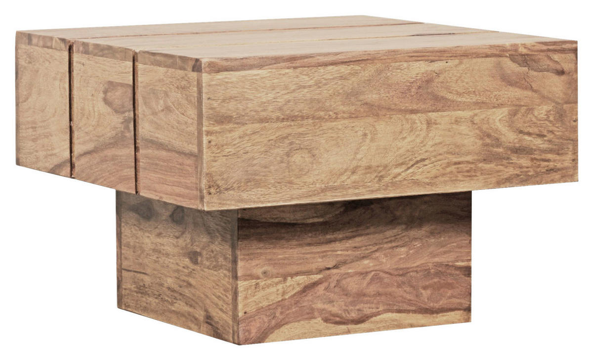 Beistelltisch natur Akazie B/H/T: ca. 44x30x44 cm Beistelltisch - natur (44,00/30,00/44,00cm) - Wohnling