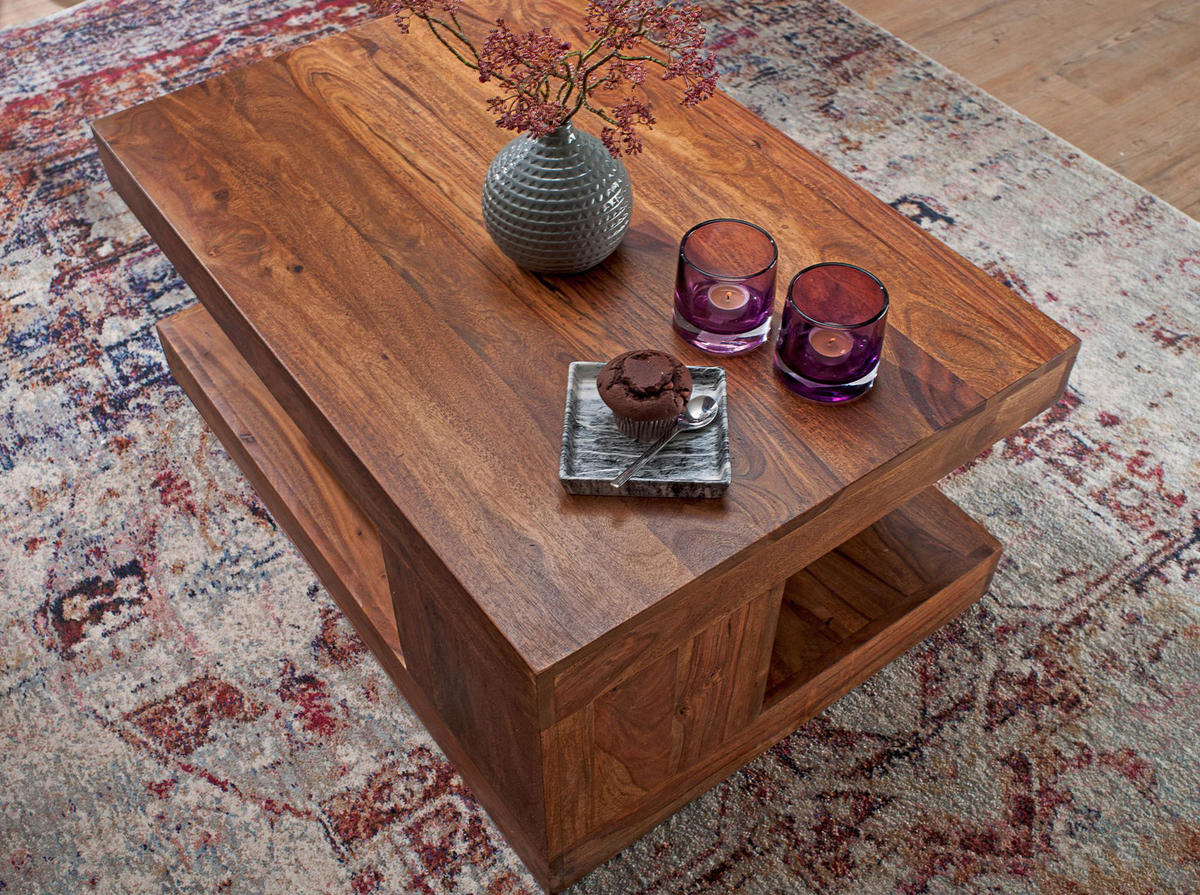 Couchtisch natur B/H/T: ca. 90x40x60 cm Couchtisch - natur (90,00/40,00/60,00cm) - Wohnling