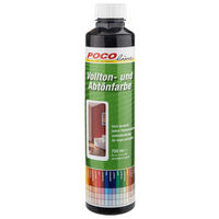 POCOline Vollton- und Abtönfarbe schwarz ca. 0,75 l Voll+Abtönfarbe 750ml schwarz - schwarz (750ml) - POCOline