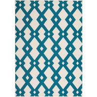Kayoom Kurzflorteppich Now! 125 elfenbein B/L: ca. 160x230 cm Now! 125 - hellblau/elfenbein (160,00/230,00cm) - Kayoom