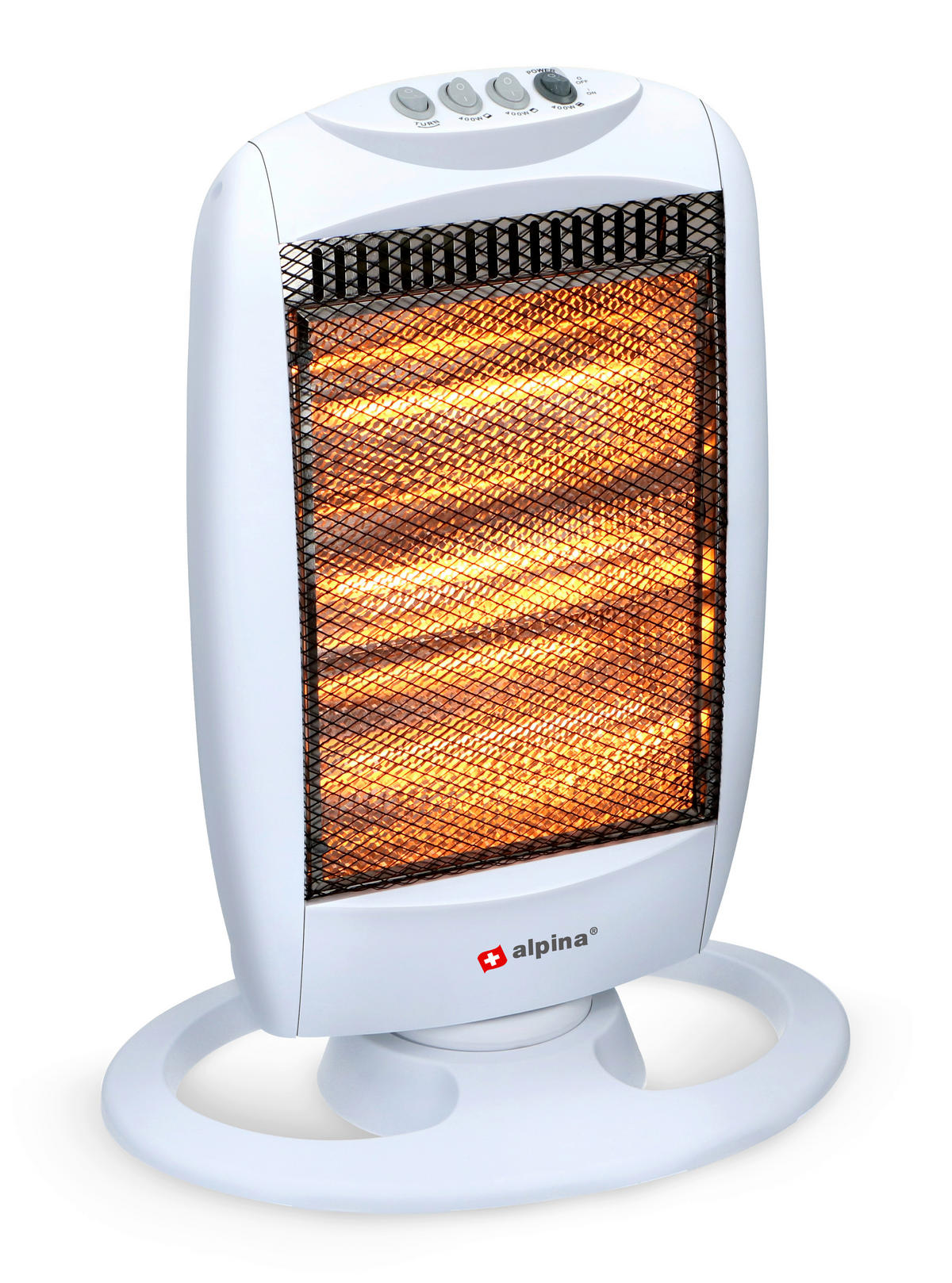 Heizlüfter weiß B/H/T: ca. 27,5x48x12,5 cm ca. 1200 W Heizlüfter_Halogen - weiß (27,50/48,00/12,50cm)